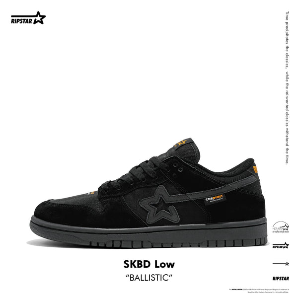 SKBD Dunk Low Sneakers in Cordura Fabric and Cow Suede  Women's and Men's Shoes SL021F