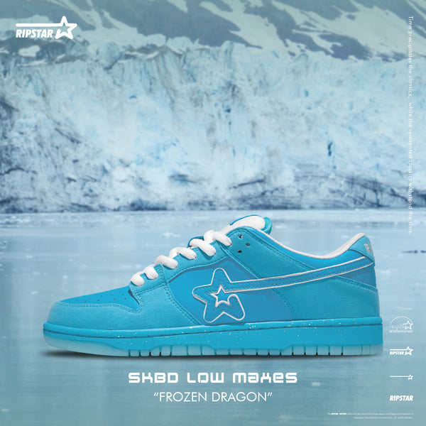 SKBD Low Maxes-Frozen Dragon-Action leather and Microfber Women's and Men's Shoes-SL085F