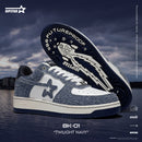SKBD BK-01 Twilight Navy -Action leather and Microfber Women's and Men's Shoes-BK025F