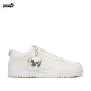 SKBD Dunk Low Sneakers in Cow leather and Fabric Women's and Men's Shoes SL009W/M