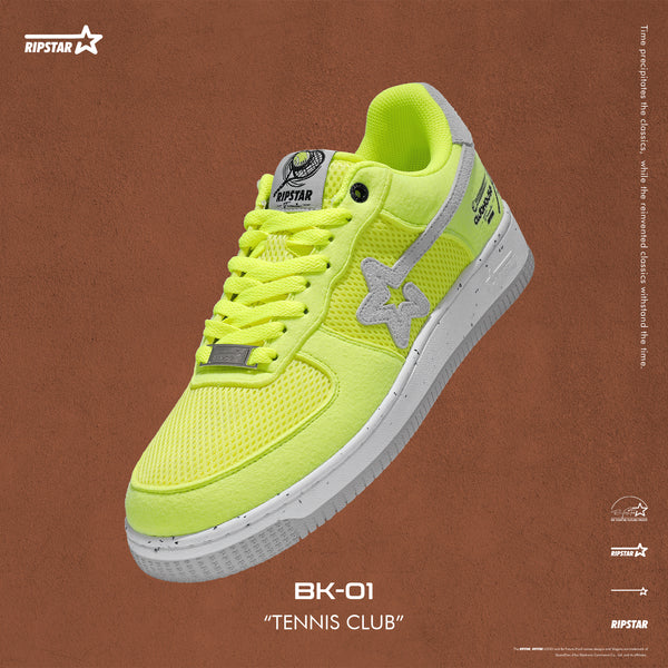 SKBD BK-01 Tennis Club-Cowhide Leather and Fabric Women's and Men's Shoes-BK026F