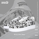 BK-015 Sneakers-Cobra White-Cow leather Women's and Men's Shoes BK015W/M