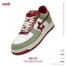 SKBD BK-01 The Year of Snake- Action leather and Microfber Women's and Men's Shoes-BK021F