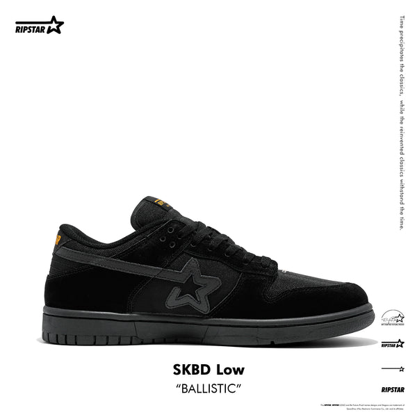 SKBD Dunk Low Sneakers in Cordura Fabric and Cow Suede  Women's and Men's Shoes SL021F