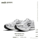 Performance-Running -Silver Crack-Action Leather and Fabric Women's and Men's Shoes PB002F