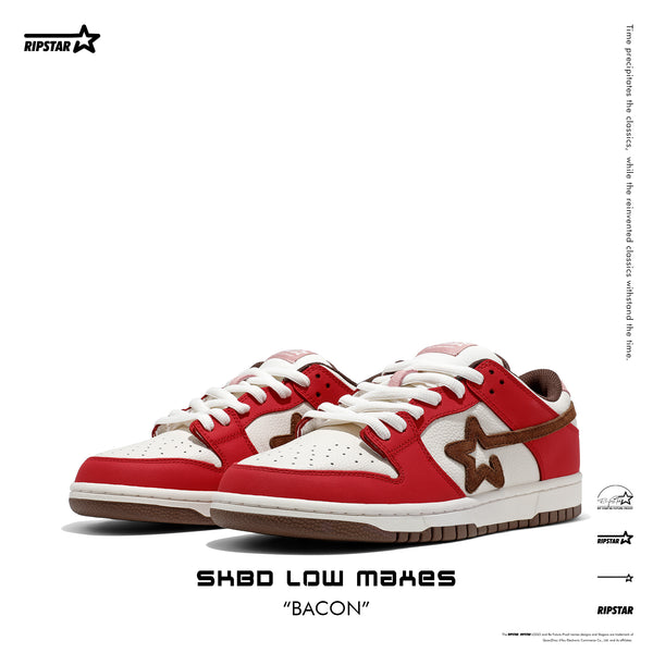 SKBD Dunk Low Sneakers in Action leather Women's and Men's Shoes  SL031F