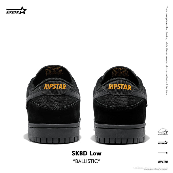 SKBD Dunk Low Sneakers in Cordura Fabric and Cow Suede  Women's and Men's Shoes SL021F