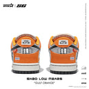SKBD Low Maxes-Gulf Orange racing series Action leather and Microfber Women's and Men's Shoes-SL083F