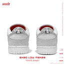 SKBD Low Maxes Year of Snake-White Snake-Cow Suede Women's and Men's Shoes-SL080F