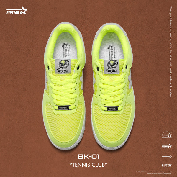 SKBD BK-01 Tennis Club-Cowhide Leather and Fabric Women's and Men's Shoes-BK026F