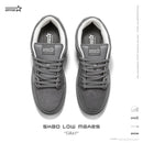 SKBD Low-Sneakers-Gray- Action leather Women's and Men's Shoes-SL061F