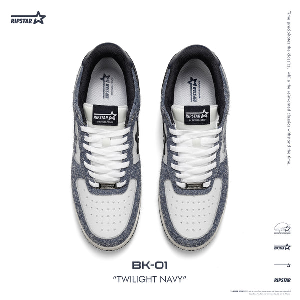 SKBD BK-01 Twilight Navy -Action leather and Microfber Women's and Men's Shoes-BK025F