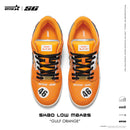 SKBD Low Maxes-Gulf Orange racing series Action leather and Microfber Women's and Men's Shoes-SL083F