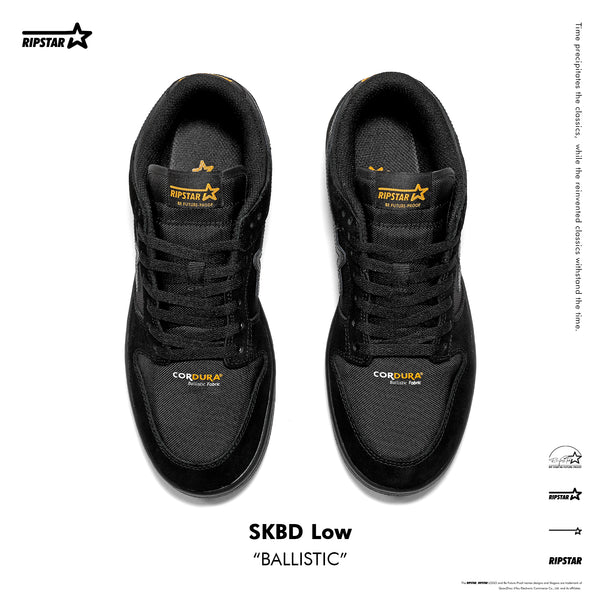 SKBD Dunk Low Sneakers in Cordura Fabric and Cow Suede  Women's and Men's Shoes SL021F
