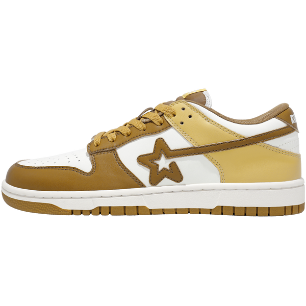 SKBD Low-Sneakers-Emblic Olive-Action Leather Women's and Men's Shoes-SL065F