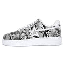 BK-015 Sneakers-Cobra White-Cow leather Women's and Men's Shoes BK015W/M