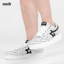 BK-01 Sneakers- Tweed White-Women's and Men's Shoes BK013W/M