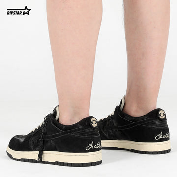 SKBD Dunk Low Sneakers - Metallic Black