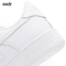BK-01 Sneakers Pure White Cow leather Women's and Men's Shoes BK011W/M