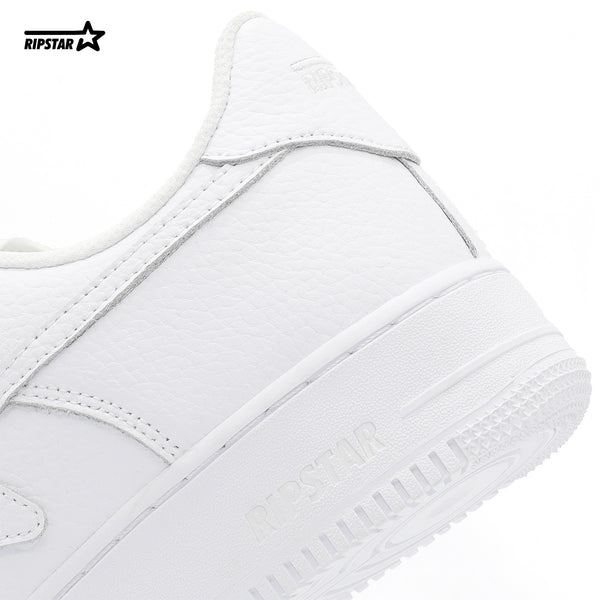 BK-01 Sneakers Pure White Cow leather Women's and Men's Shoes BK011W/M