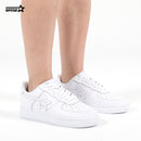 BK-01 Sneakers Pure White Cow leather Women's and Men's Shoes BK011W/M