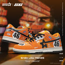 SKBD Low Maxes-Gulf Orange racing series Action leather and Microfber Women's and Men's Shoes-SL083F
