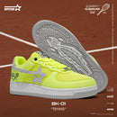 SKBD BK-01 Tennis Club-Cowhide Leather and Fabric Women's and Men's Shoes-BK026F