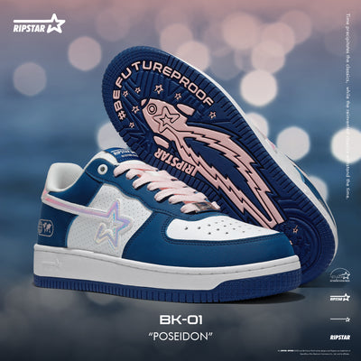 SKBD BK-01 Poseidon-Cow Suede and Action Leather Women's and Men's Shoes-BK027F