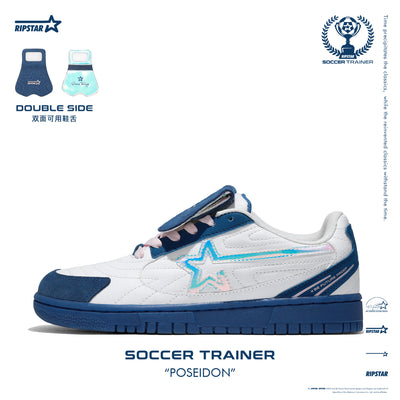 SOCCER Trainer-Poseidon-Action leather and Microfber Women's and Men's Shoes-ST006F