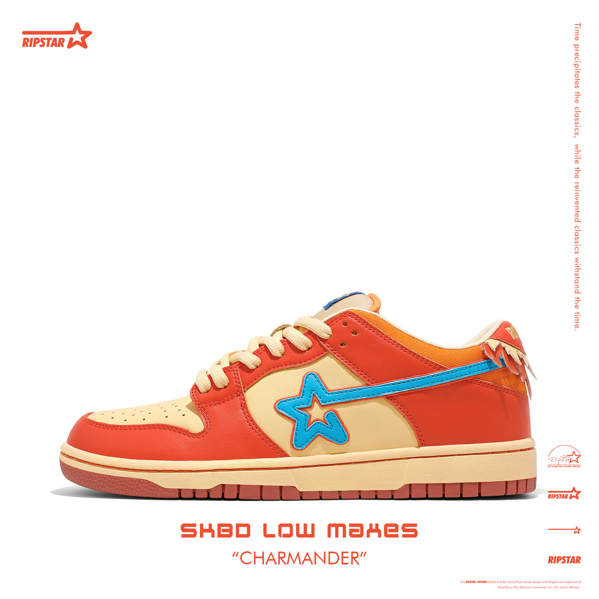 Skbd Rovers SKBD Low-Sneakers-Charmander- Action leather Women's and Men's Shoes-S ...
