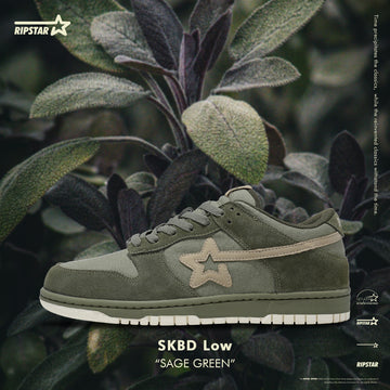 SKBD Low Sneakers-Sage Green