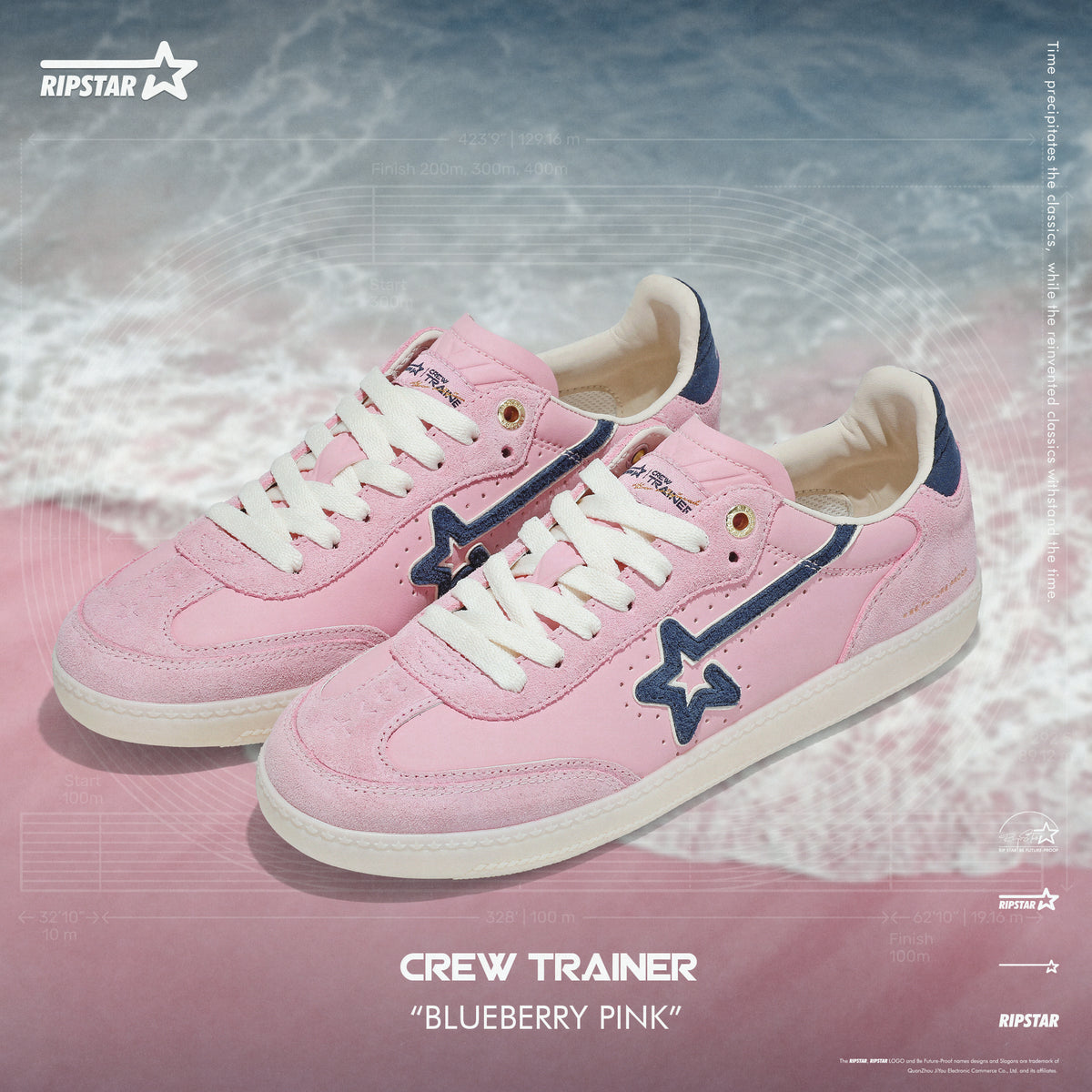 Crew Trainer - Blueberry Pink