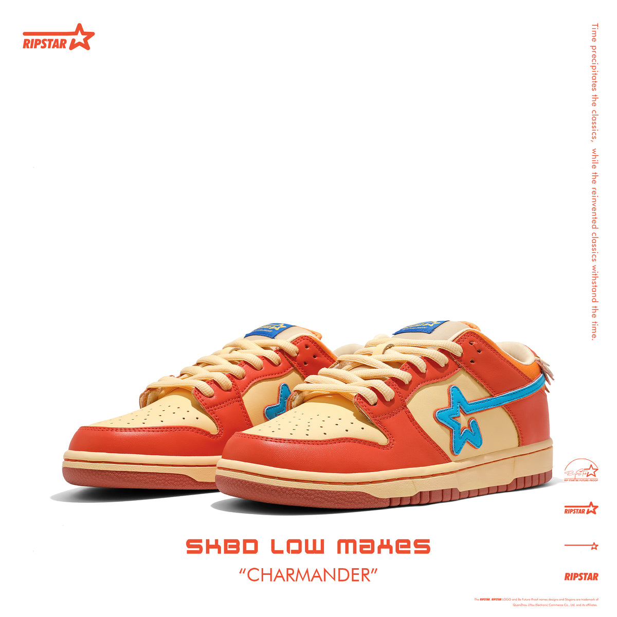 SKBD Low-Sneakers-Charmander- Action leather Women's and Men's Shoes-S ...