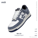 SKBD BK-01 Twilight Navy -Action leather and Microfber Women's and Men's Shoes-BK025F