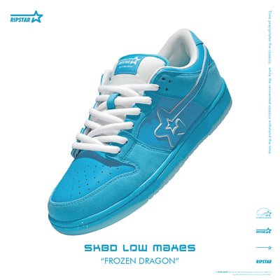 SKBD Low Maxes-Frozen Dragon-Action leather and Microfber Women's and Men's Shoes-SL085F