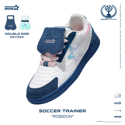 SOCCER Trainer-Poseidon-Action leather and Microfber Women's and Men's Shoes-ST006F