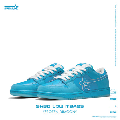 SKBD Low Maxes-Frozen Dragon-Action leather and Microfber Women's and Men's Shoes-SL085F