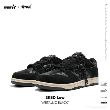 SKBD Dunk Low Sneakers - Metallic Black