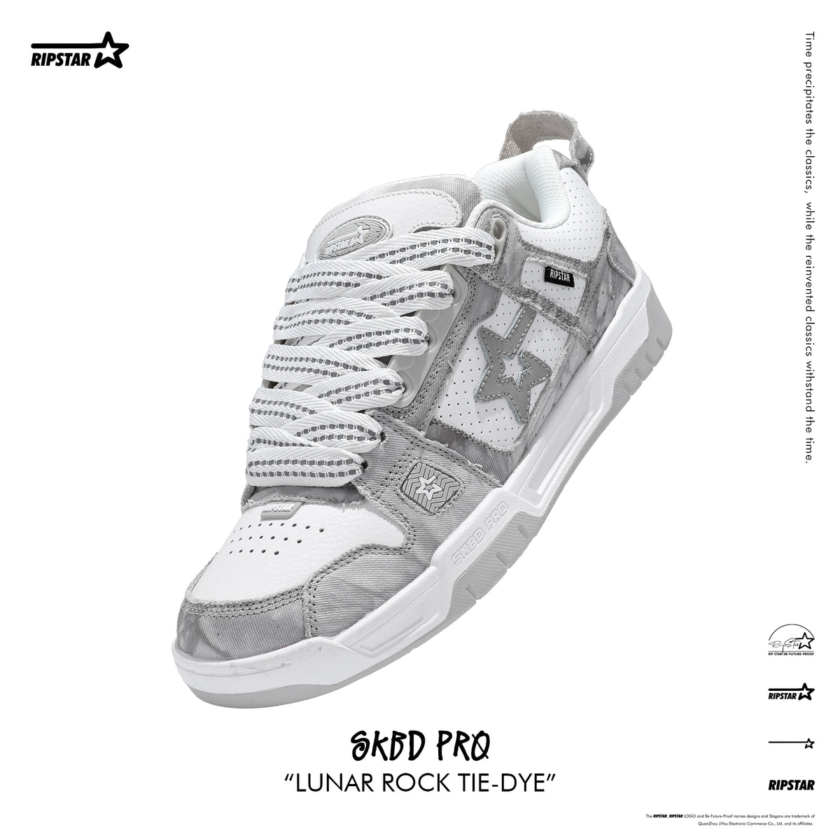 SKBD Pro -Sneakers-Lunar Rock Tie-dye-Leather and Microfiber Women's a ...