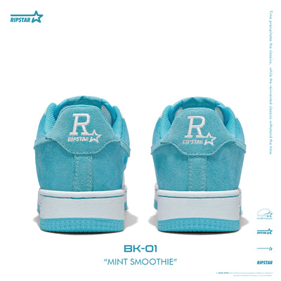 SKBD BK-01 Mint Smoothie-Cow Suede and Action Leather Women's and Men's Shoes-BK029F