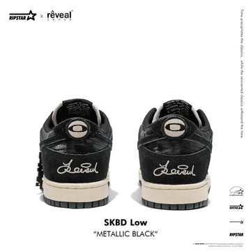 SKBD Dunk Low Sneakers - Metallic Black