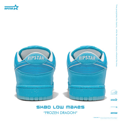SKBD Low Maxes-Frozen Dragon-Action leather and Microfber Women's and Men's Shoes-SL085F