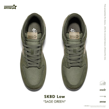 SKBD Low Sneakers-Sage Green