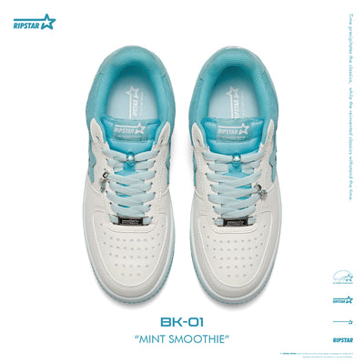 SKBD BK-01 Mint Smoothie-Cow Suede and Action Leather Women's and Men's Shoes-BK029F