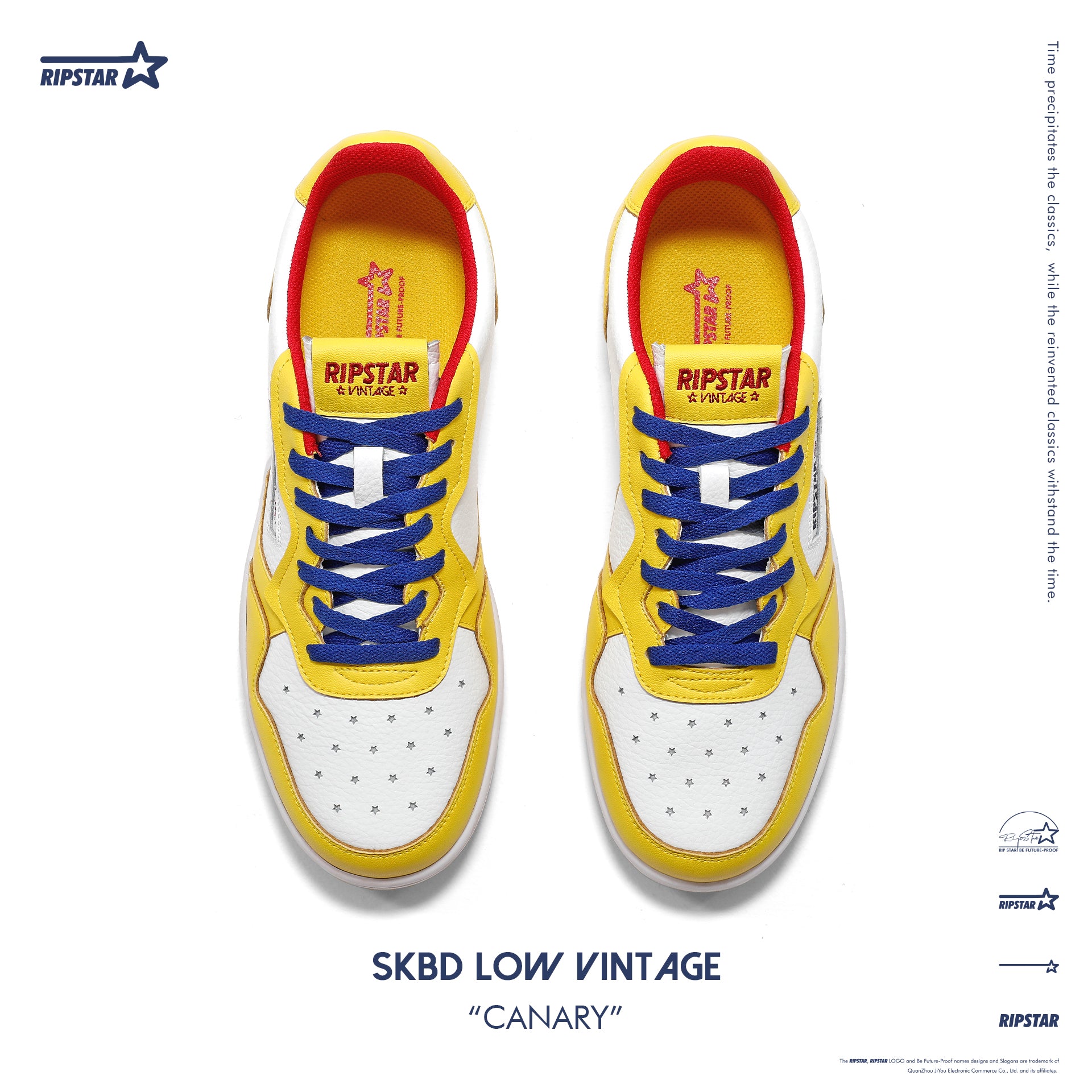 Skbd Rovers SKBD Vintage-Sneakers-Canary- Action leather Women's and Men's Shoes-S ...