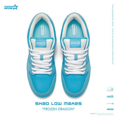SKBD Low Maxes-Frozen Dragon-Action leather and Microfber Women's and Men's Shoes-SL085F