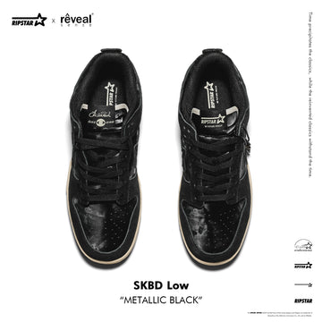 SKBD Dunk Low Sneakers - Metallic Black