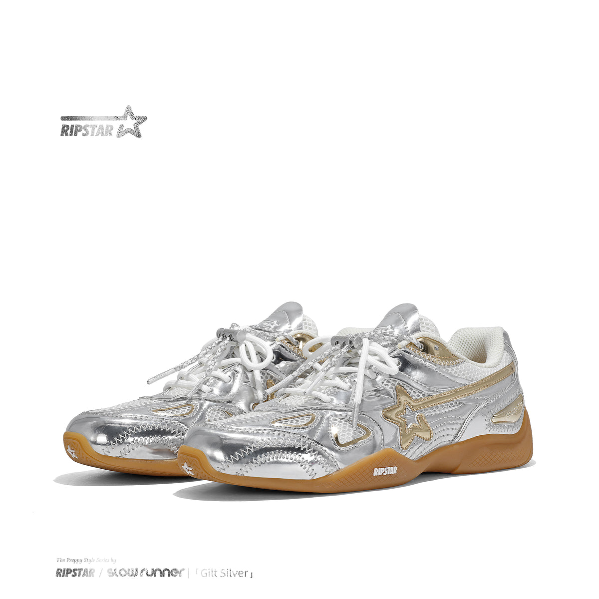 Slow Runner - Gilt Silver