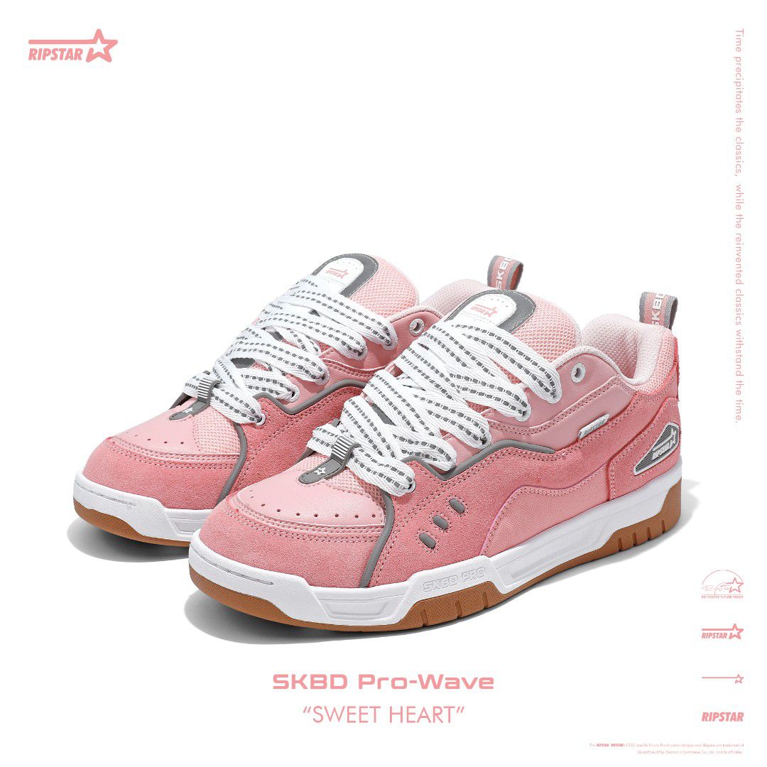SKBD Pro-Sneakers-Sweet Heart-Cow Suede and Microfiber Women's and Men ...