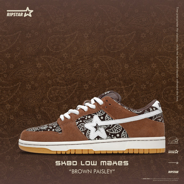 RIPSTAR SKBD Low Maxes Brown Paisley main 1